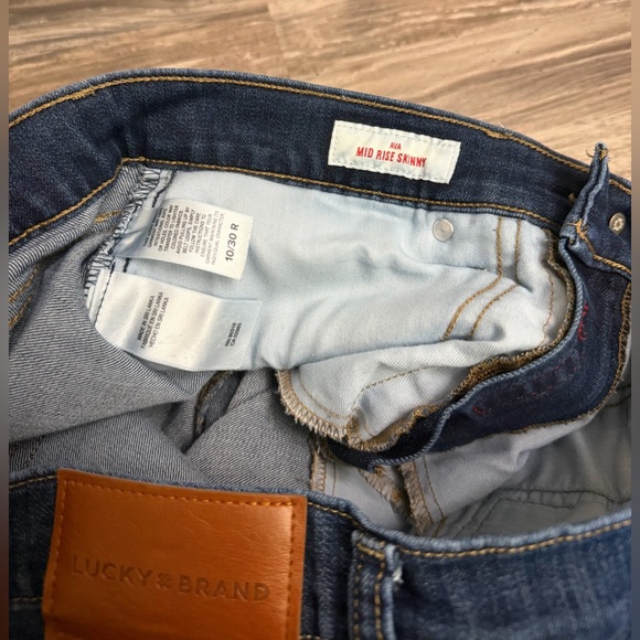 Lucky Brand Ava Mid-Rise Skinny Jeans Size 10/30R - Picture 10 of 11
